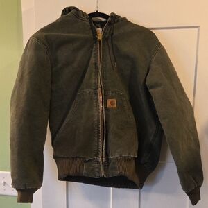 Carhartt Dark Green Hooded Jacket